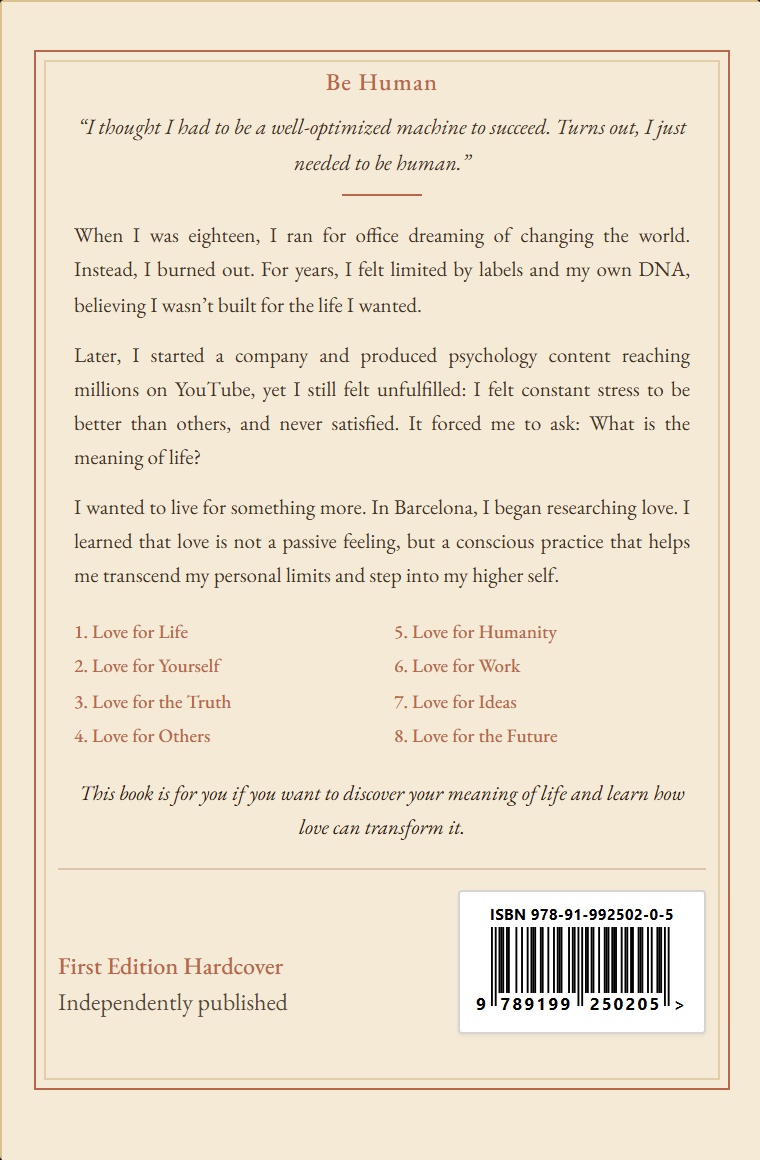 Why I Love &mdash; Back Cover by Erik Thor